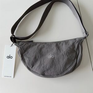 Gray Crossbody Bag